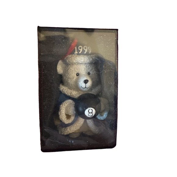 Marshall Fields Fifteen Years Santa Bear Hallmark Keepsake Ornament 1999 Vintage - Picture 9 of 9